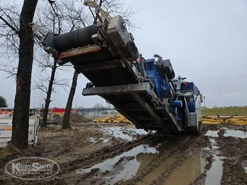 Used Kleemann Crusher in yard